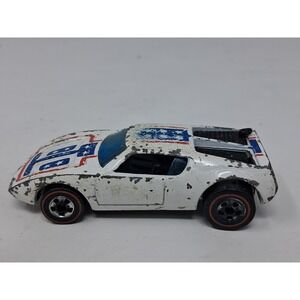 Hot Wheels Redline Warpath White Enamel Flying Colors Vintage Original.  X